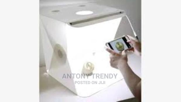 Ready Stock 30 X 30 X 30cm 4 Color 2LED Medium Portable Fold - main view