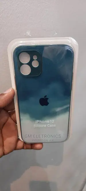 Rainbow Silicone iPhones 12 Back Cases.