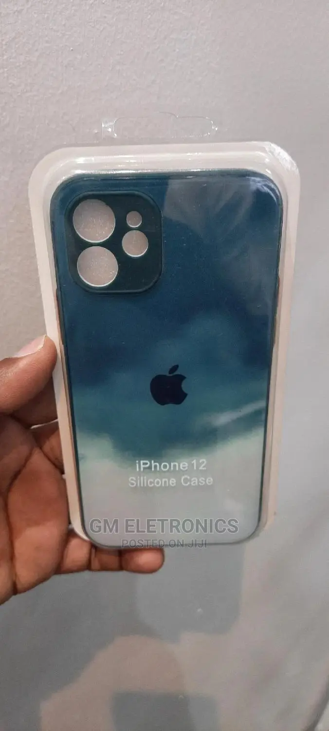 Rainbow Silicone iPhones 12 Back Cases.