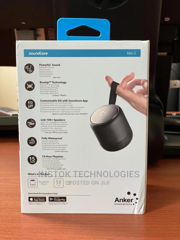 Anker - Soundcore Mini 3 PRO Portable Bluetooth Speaker - Bl - thumbnail 3