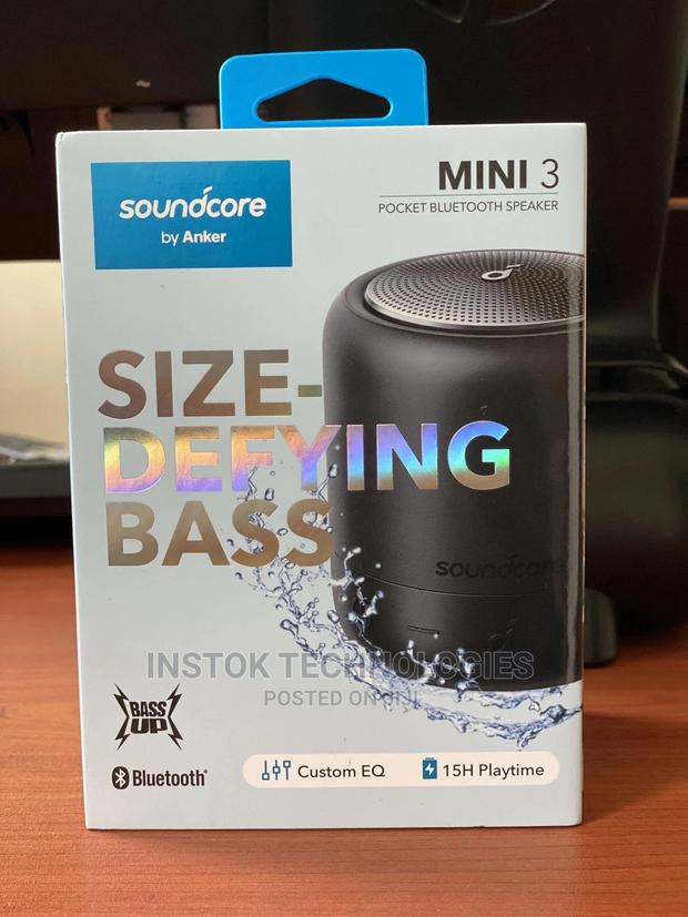 Anker - Soundcore Mini 3 PRO Portable Bluetooth Speaker - Bl - main view