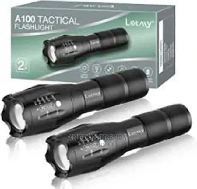 Only 1 Pc Waterproof T6 LED Zoomable Light Lamp Flashlight T