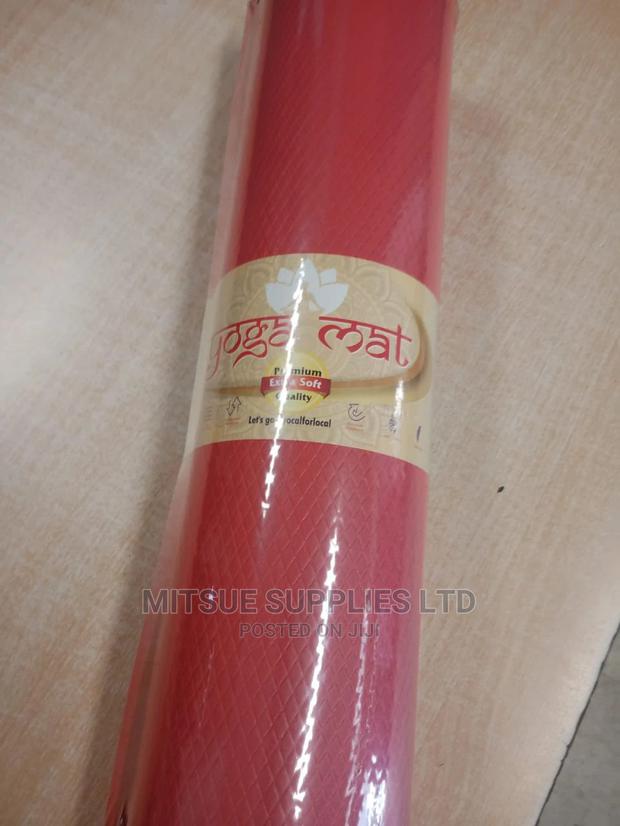 Yoga Mat 8MM Thick With Bag- Dusty Pink - thumbnail 4