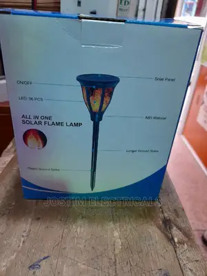 2w Flaming Garden Solar Lamp
