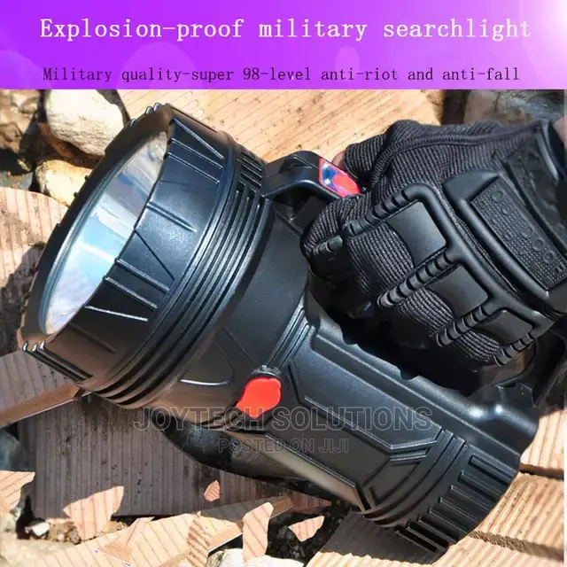 100w Super Blight Rechargeable Torch ( 2km Range )Battery