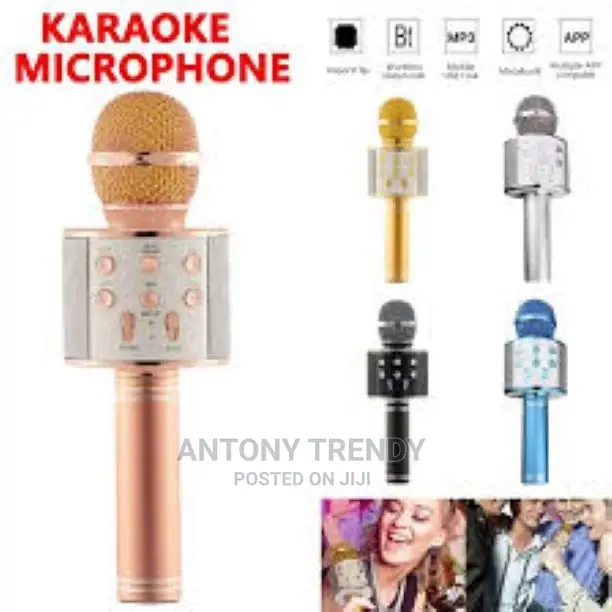 100% Guaranteewireless Bluetooth Karaoke Microphone,3 in 1 P