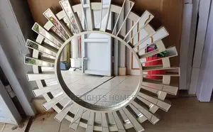 Flat Spike Decor Mirror*