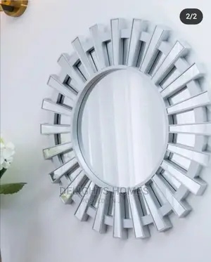 Flat Spike Decor Mirror*