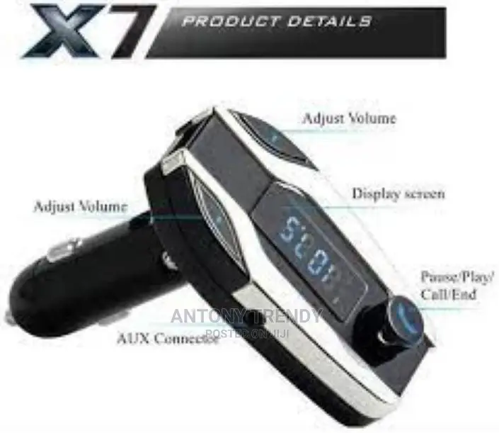 Integrates Perfectlyx7 Bluetooth Car Kit MP3 Player Wireles