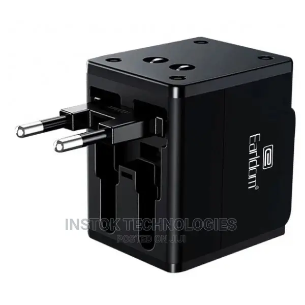 Earldom Es-Lc10 Global Universal Charger With Dual USB Ports
