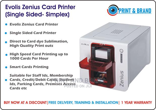 Evolis Zenius Card Printer- Single Sided Card Printer