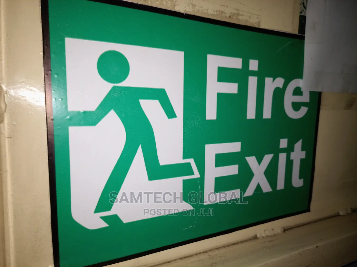 Fire Exit Signage Printing on a Board