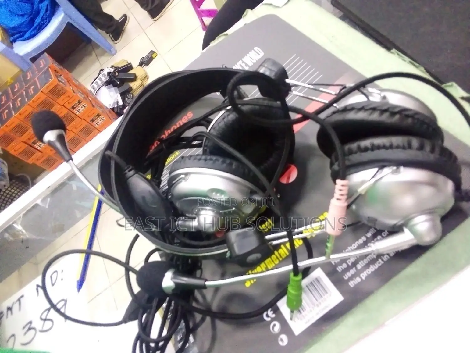 Wired Headphones With Mic For Clear Voice