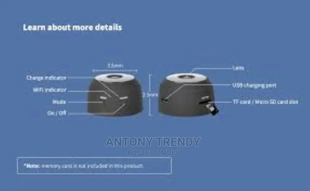 .Enhanced Infrared Night Vision A9 IP Camera Full HD 1080P M