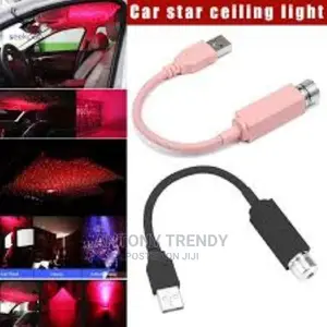 HONLEEX USB Night Light Projector,Car Roof Star Light 2-In-1