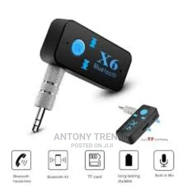 X6 New Model 3.5MM Bluetooth Audio Adapter Bluetooth Receive