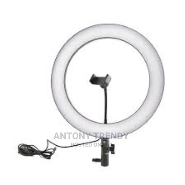 LED Ring Light (36cm) + Light Stand + DC Power Adap - main view