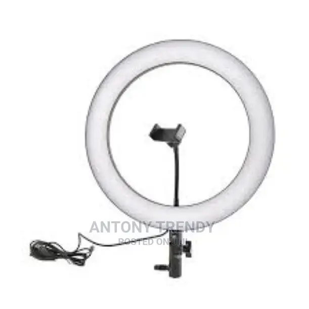 LED Ring Light (36cm) + Light Stand + DC Power Adap