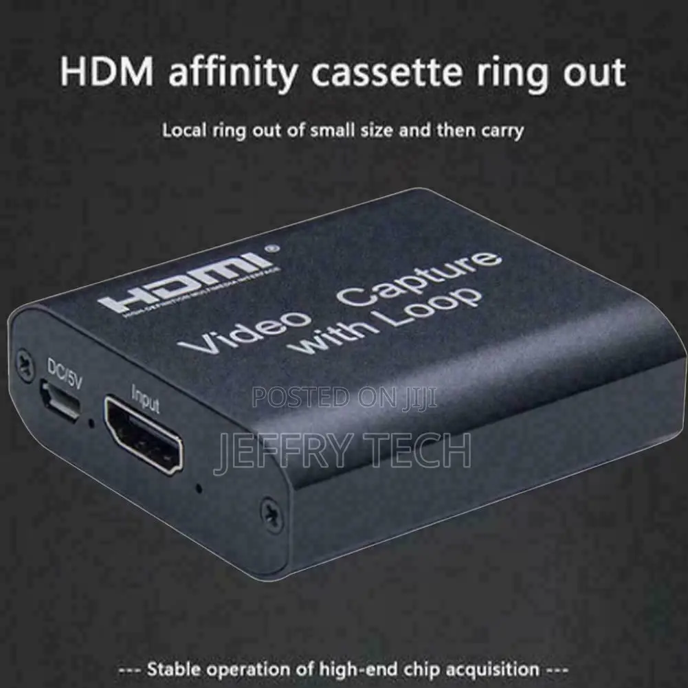 USB 2.0 HDMI Video Capture Card 4K 1080P 60fps Record Stream