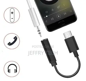 3.5mm AUX Jack Female to USB 3.1 Type-C Male Audio Cable Ada