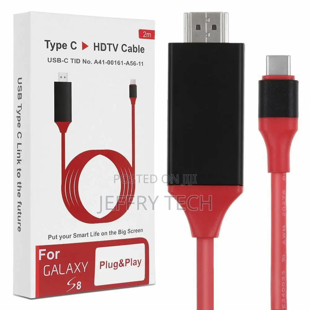 USB 3.1 Type C USB-C to 4K HDMI HDTV Adapter Cable for Samsu