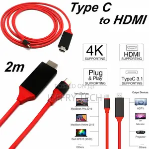 USB 3.1 Type C USB-C to 4K HDMI HDTV Adapter Cable for Samsu