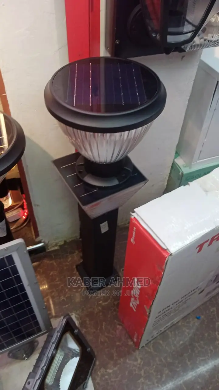 Solar Garden Light's in Nairobi Central Solar Energy, Ahmed Kaber