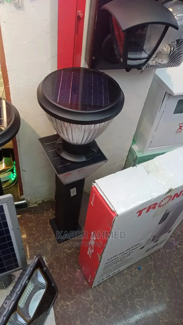 Solar Garden Light's in Nairobi Central Solar Energy, Ahmed Kaber