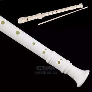 Educational 8 Holes Recorder Flute For School Kids - Ivory