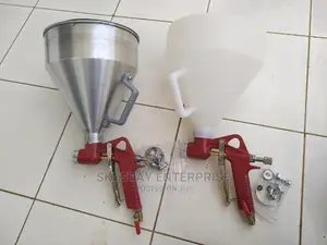 Hopper Spray Gun With Ceiling Spray Adaptor