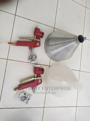 Hopper Spray Gun With Ceiling Spray Adaptor