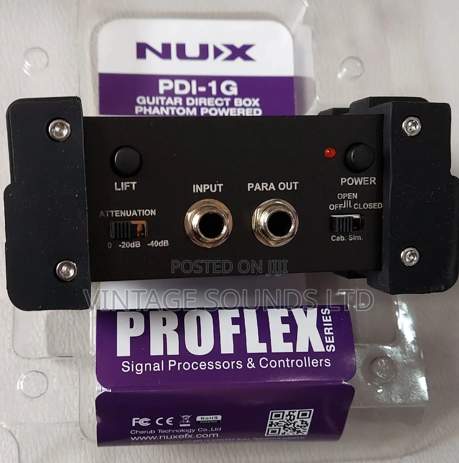 NUX PDI-1G Guitar Direct Injection Phantom DI Box Audio