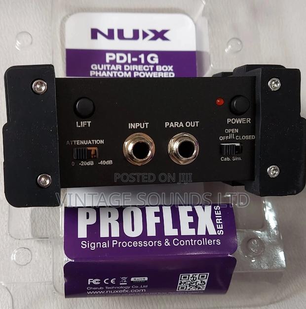 NUX PDI-1G Guitar Direct Injection Phantom DI Box Audio - main view