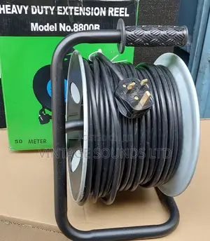 50meters 2.5 Heavy Duty Power Extension Cable Cord Reel