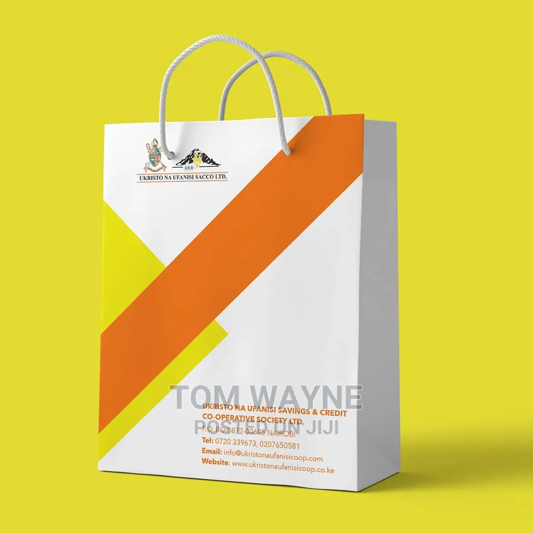 Printed Gift Bags for Packing Clients Items a You Advertise