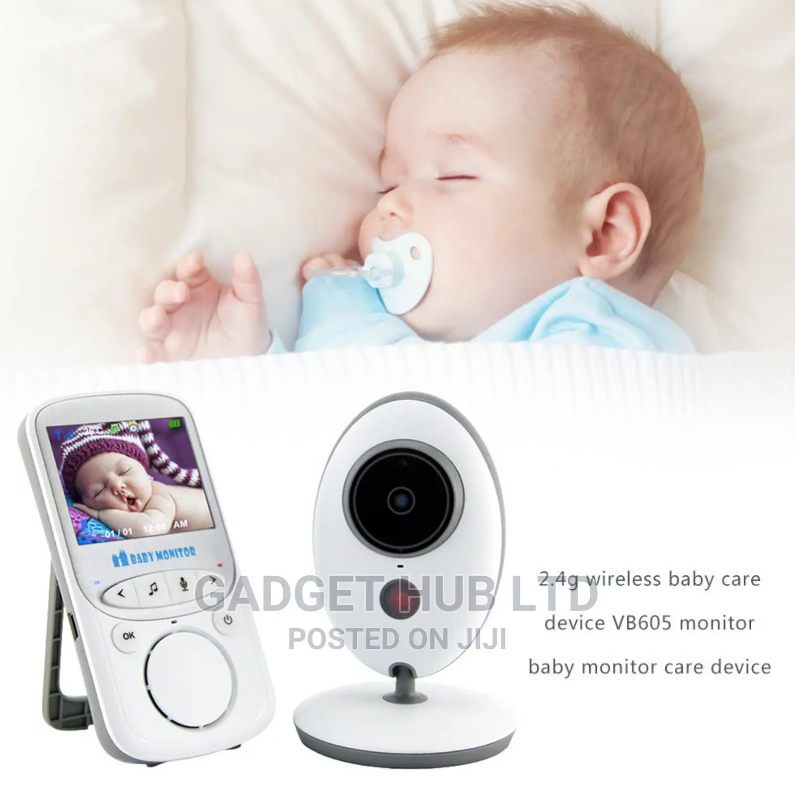 Baby Monitor Wireless Baby Monitor Rechargeable VB605