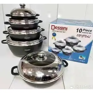 10 Pieces Dessin Black Nonstick