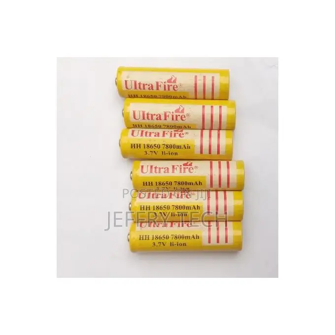 7800mah 3.7V 18650 Flat-Head Lithium Battery
