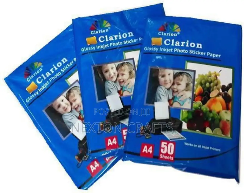 Adhesive Sticker Glossy Photo Papers