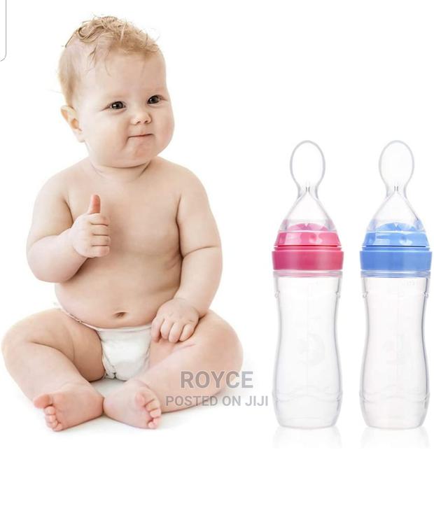 Baby Weaning Bottle With Spoon - thumbnail 2