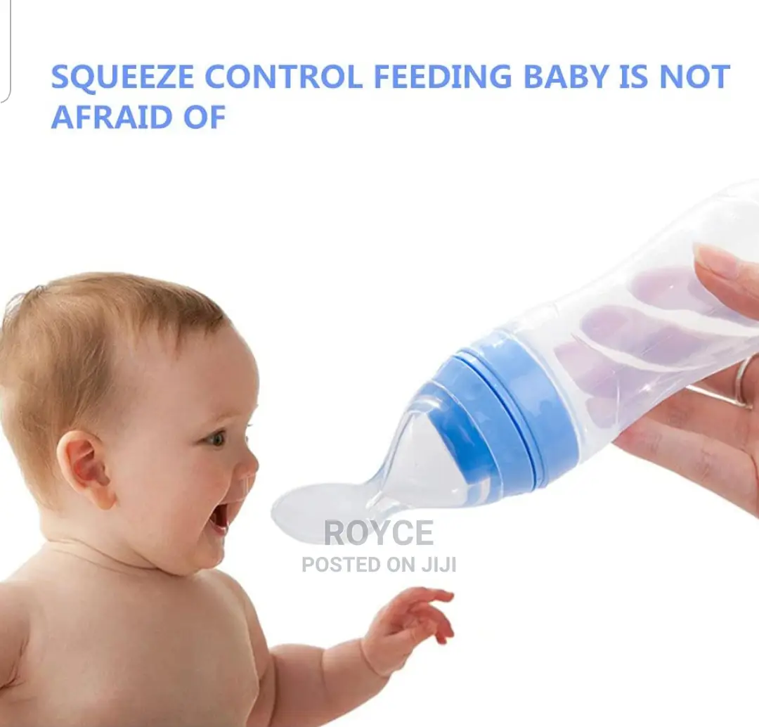 Baby Weaning Bottle With Spoon