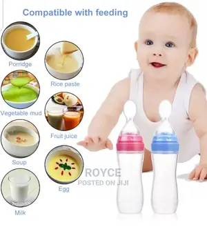 Baby Weaning Bottle With Spoon