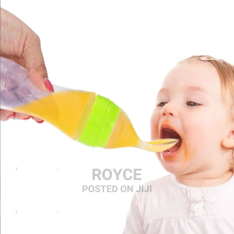 Baby Weaning Bottle With Spoon