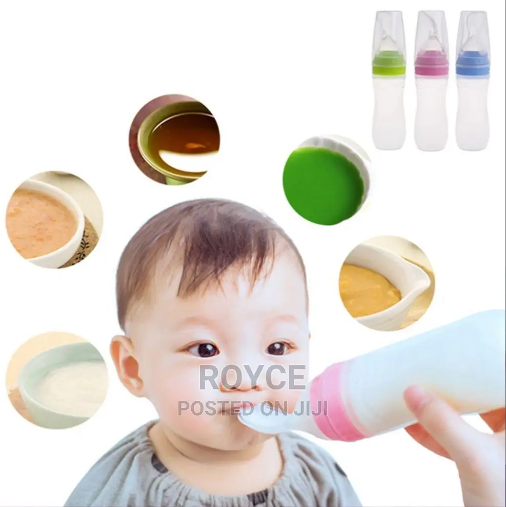 Baby Weaning Bottle With Spoon