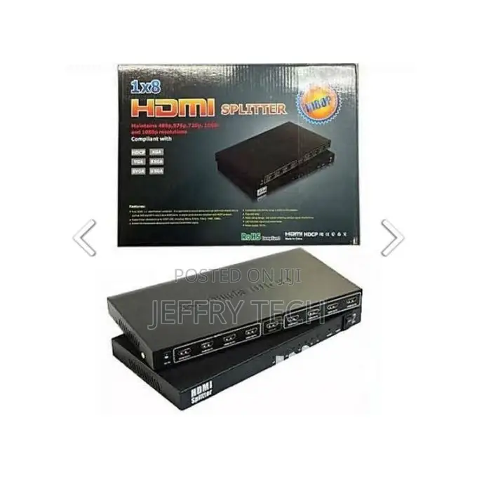 Hdmi and More HDMI Splitter 8 Ports