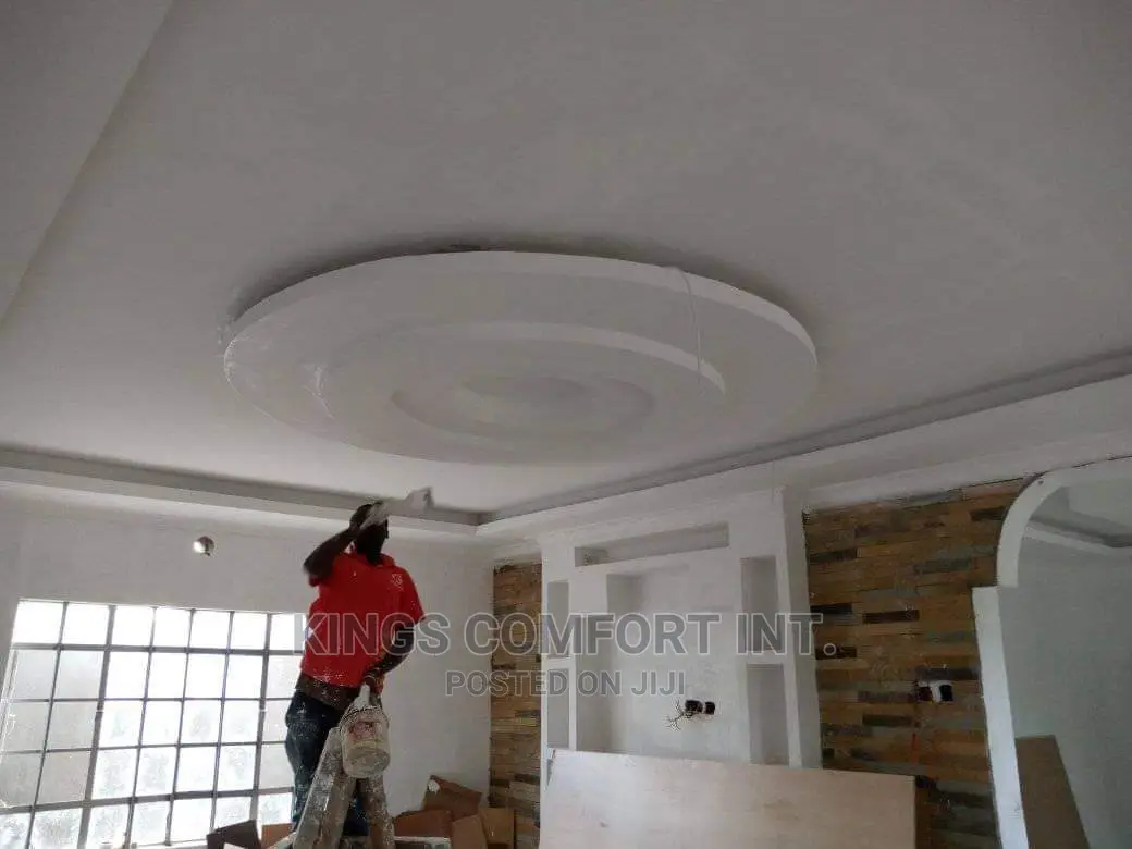 Gypsum Ceilings and Tv Stand