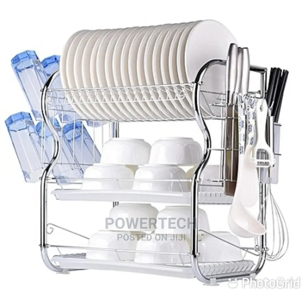 3 Tier Dish Rack Drainer