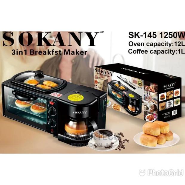 1250 Watts Sokany Breakfast Maker