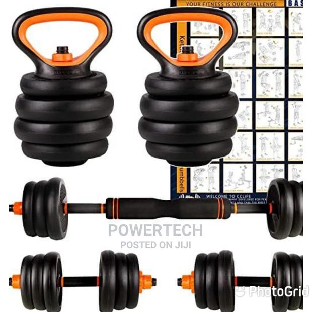 10 Kg , Kettle Bell, Dumbbells , Weight Bar-4in 1 - main view