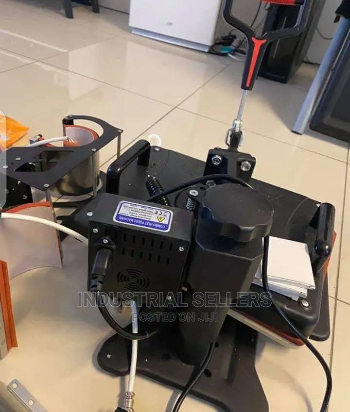 Detailed Combo Heat Press Machine 5 in 1